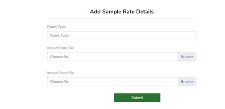 Add sample rates rate - Sampling Module - ERP Module – Trading ERP - Enterprise Resource Planning System