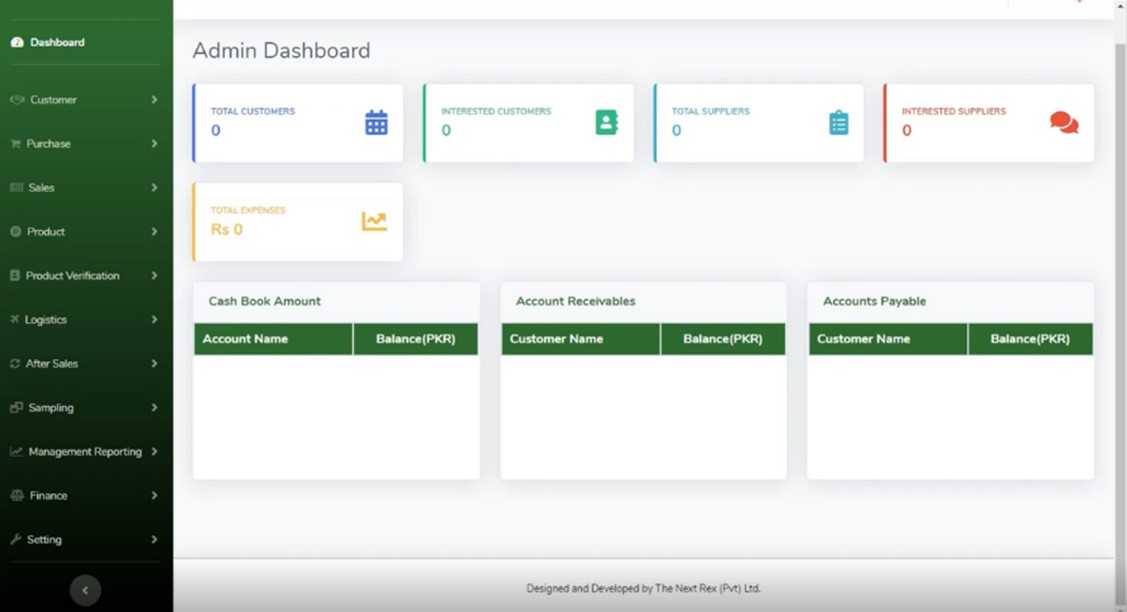 Most Economical ERP System - Enterprise Resource Planning - Trading ERP Dashboard