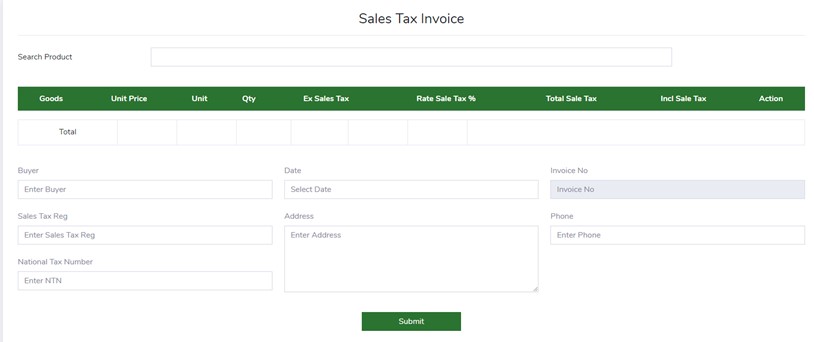 Sales Tax Report - Sales Module - Trading ERP - Enterprise Resource Planning System